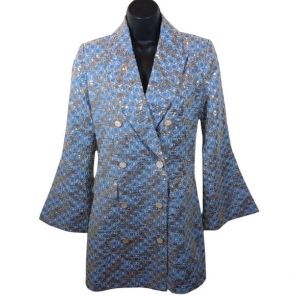 Elliatt Blue Valerie Mini Blazer Dress size small - Picture 1 of 13